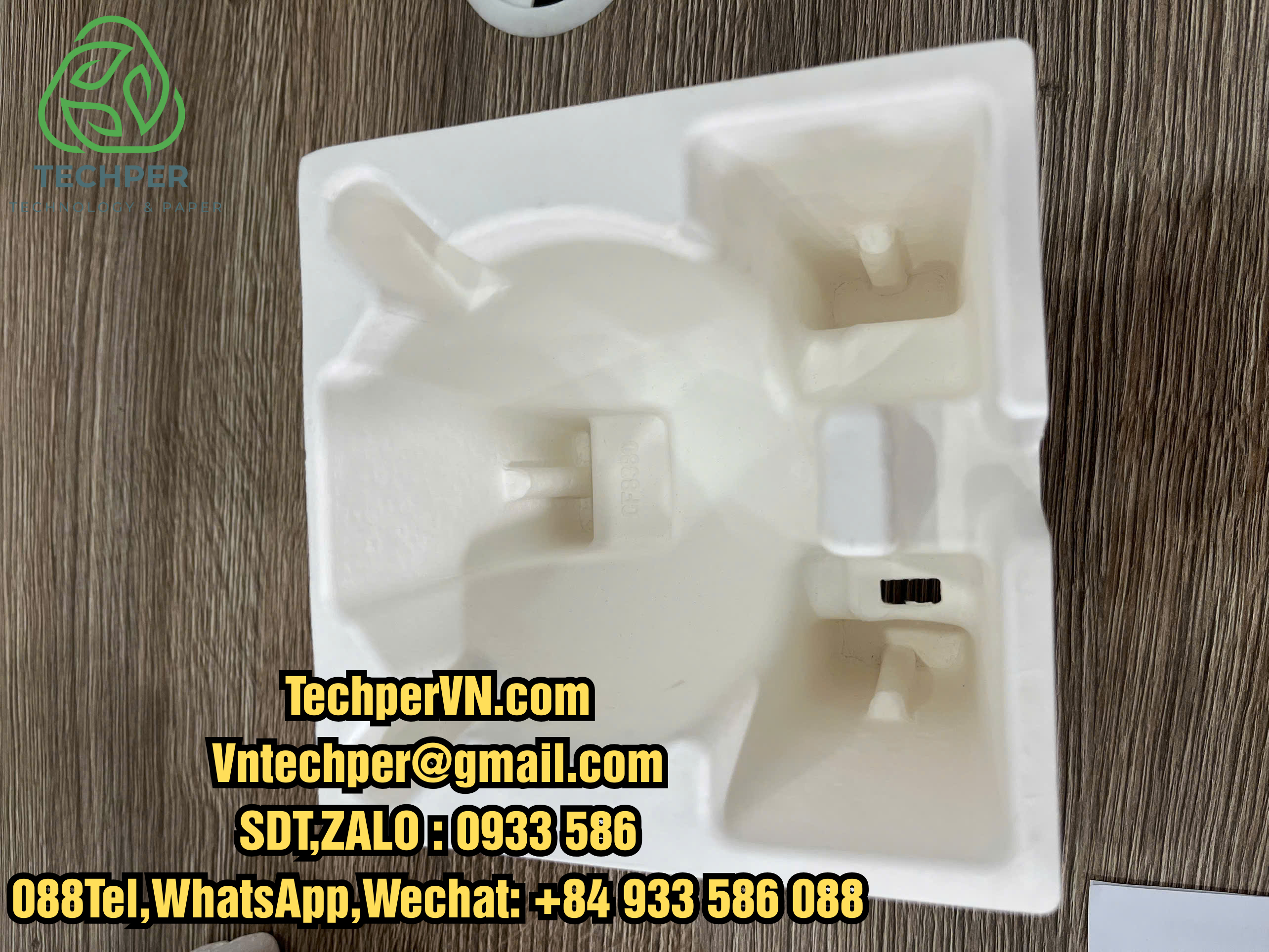 khay giấy trắng định hình