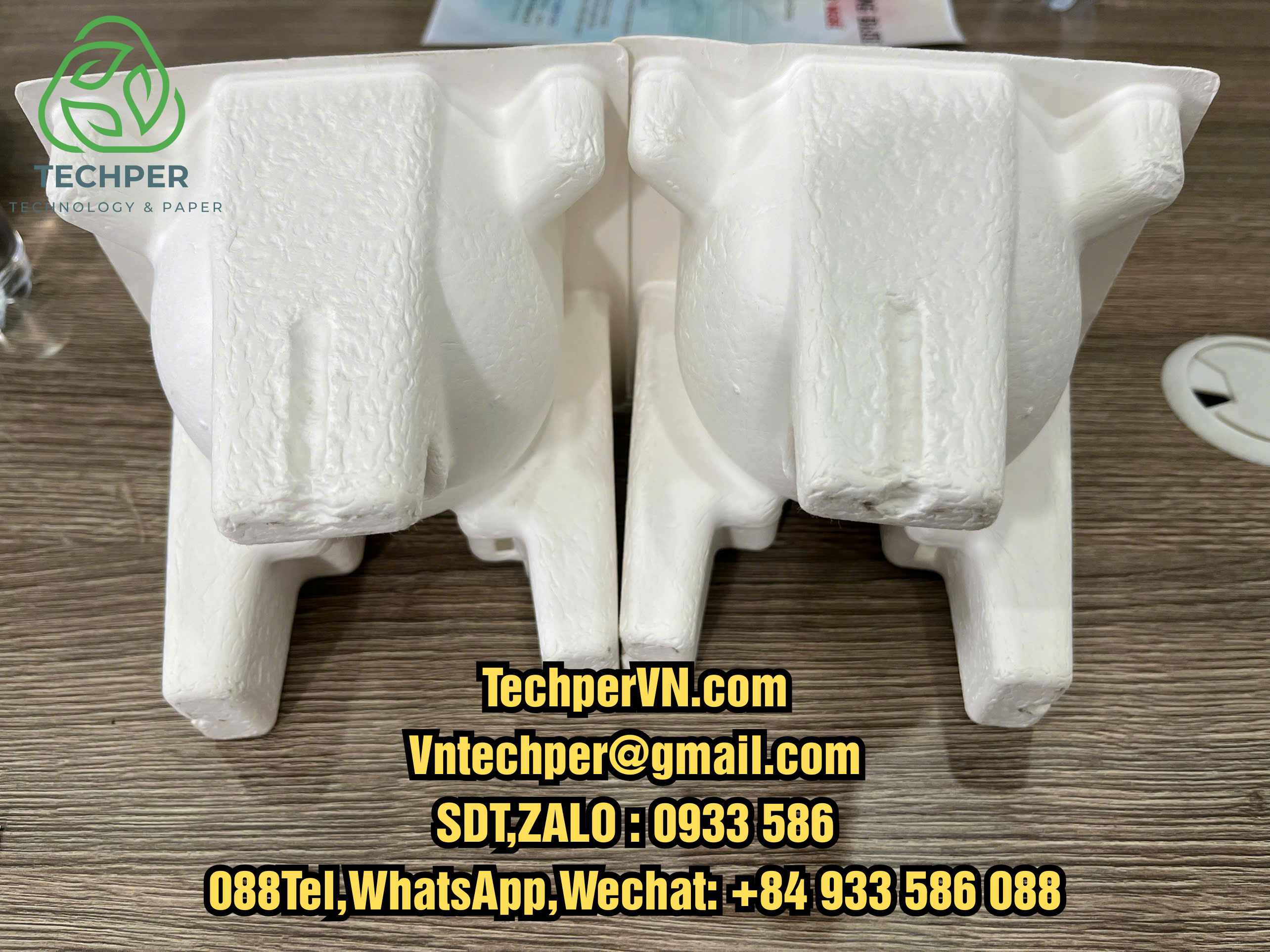 khay giấy trắng định hình